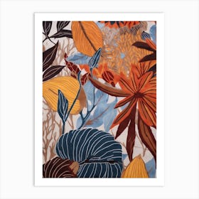 Fall Botanicals Bluebell 1 Art Print