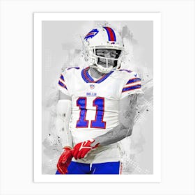 Cole Beasley Buffalo Bills Art Print