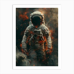 Epic Fantasy Astronaut 1 Art Print