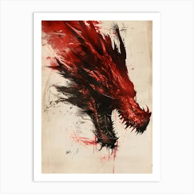 Dragon Head 1 Art Print