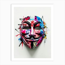 V For Vendetta Art Print