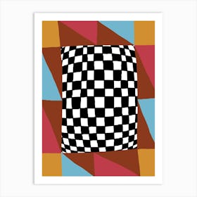 Color illusion Art Print