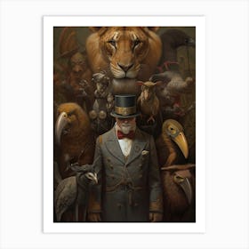 Kings Of The Jungle 1 Art Print