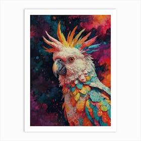 Colorful Parrot 19 Art Print