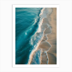 Sand And Waves 4 Art Print