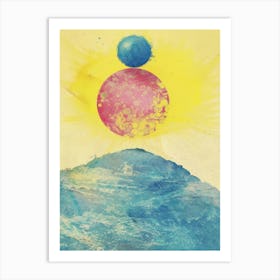 Sun And The Moon 1 Art Print