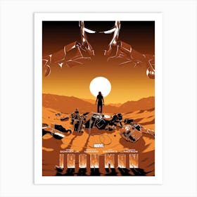 Iron Man Movie And FIlm Art Print