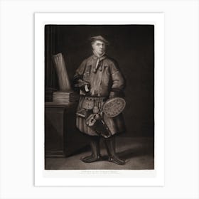 Carl Linnaeus In Lapland Dress From The Temple Of Flora (1807), Robert John Thornton Art Print