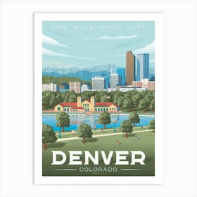 Denver Colorado Art Print