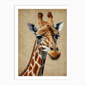 Giraffe 105 Art Print