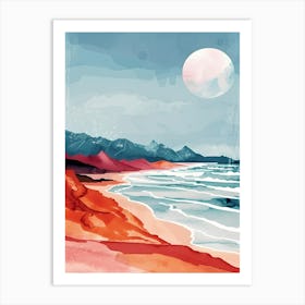 Beach Canvas Print Art Print