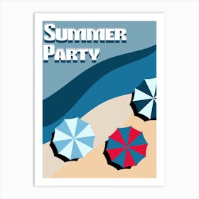 Summer Party Art Print