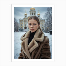 St Petersburg Women Wall decoration Art Print