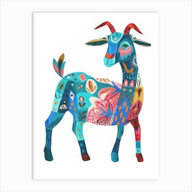 Goat Illustration 5 Art Print