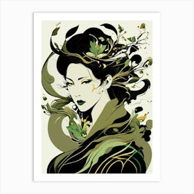 Goddess of Nature - 07 Art Print