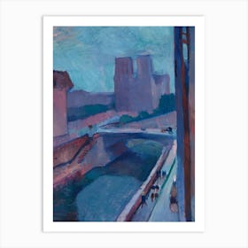 Notre Dame In The Late Afternoon, Henri Matisse Art Print
