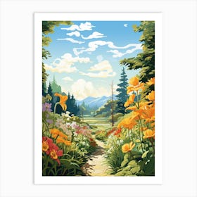 University Of British Columbia Botanical Garde 1 Art Print
