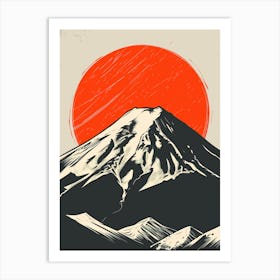 Mt Fuji Art Print