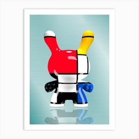 Mondrian K-Robot Art Print