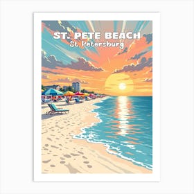 St Pete Beach Art Print