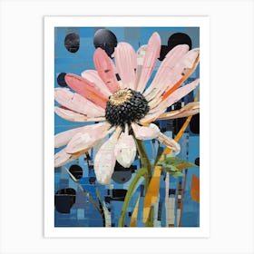 Surreal Florals Oxeye Daisy 4 Flower Painting Art Print