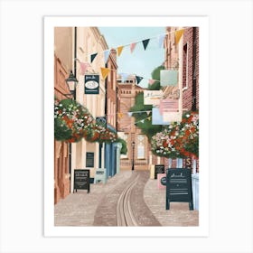 Gandy Street Exeter Travel Art Print