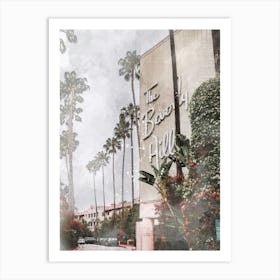 The Beverly Hills Hotel, Los Angeles, America Art Print