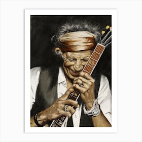 Keith Richards Art Print