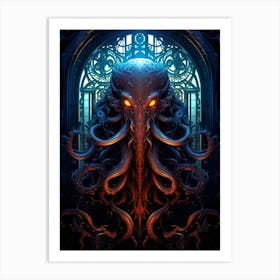 Cthulhu Kraken Monster Art Print