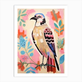 Pink Scandi Osprey 3 Art Print