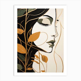 Woman'S Face 9 Art Print