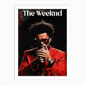 the Weeknd 3 Art Print