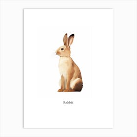 Rabbit Kids Animal Poster Art Print