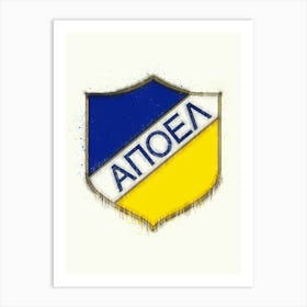 Apoel Fc First Division Cyprus Art Print