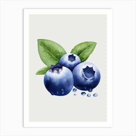 Blueberries Art Print