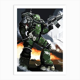 Warhammer 40,000 gaming movie 1 Art Print