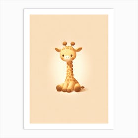 Giraffe Savannah Themed Nursery Art Wall Print Art Print