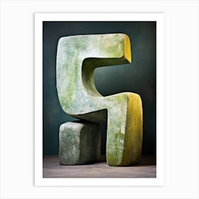 Concrete , Stones Art Art Print