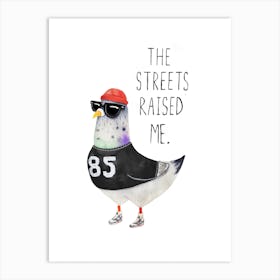 Street Pigeon Art Print