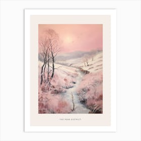 Dreamy Winter National Park Poster  The Peak District England 1 Art Print