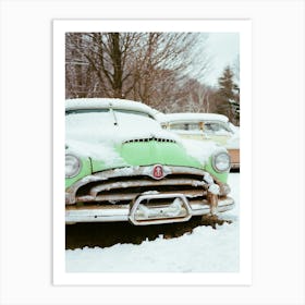 Upstate New York Snow on Film Art Print