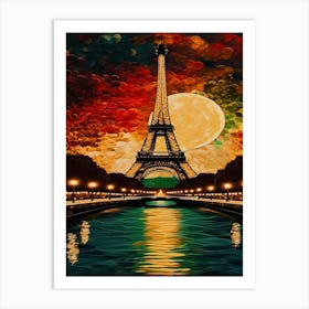 Paris Eiffel Tower 3 Art Print