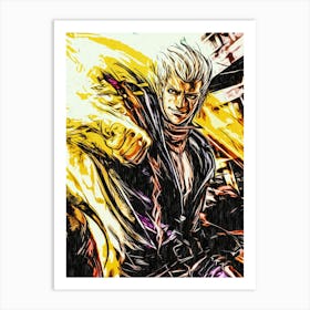 Man Of Fighter Videogame Art Print