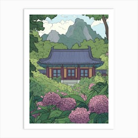 Korean House Art Print