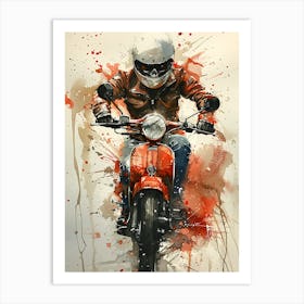 Vespa 1 Art Print