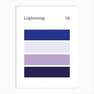 Lightning Sky Series 10 Art Print