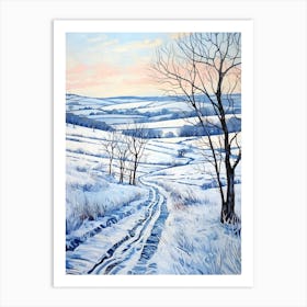 Exmoor National Park England 1 Art Print