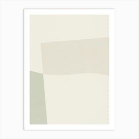 ABSTRACT MINIMALIST GEOMETRY - BG 01 Art Print