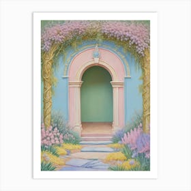 Pastel Fairytale Entrance Art Print