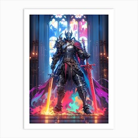 Knight In Shining Armor 1 Art Print